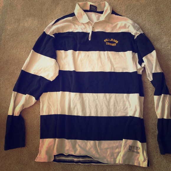 🗣Throw back ALERT!! Rugby style Ralph Lauren - Picture 1 of 5